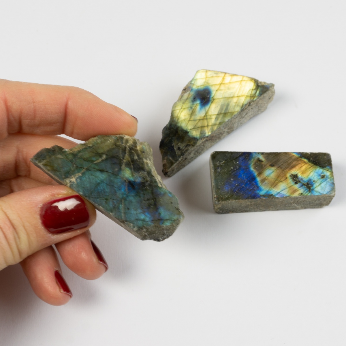 Cristalli Burattati Di Labradorite – Confezione 250g, Pietre Naturali Lucidate, Irregolari, Per Feng Shui E Artigianato