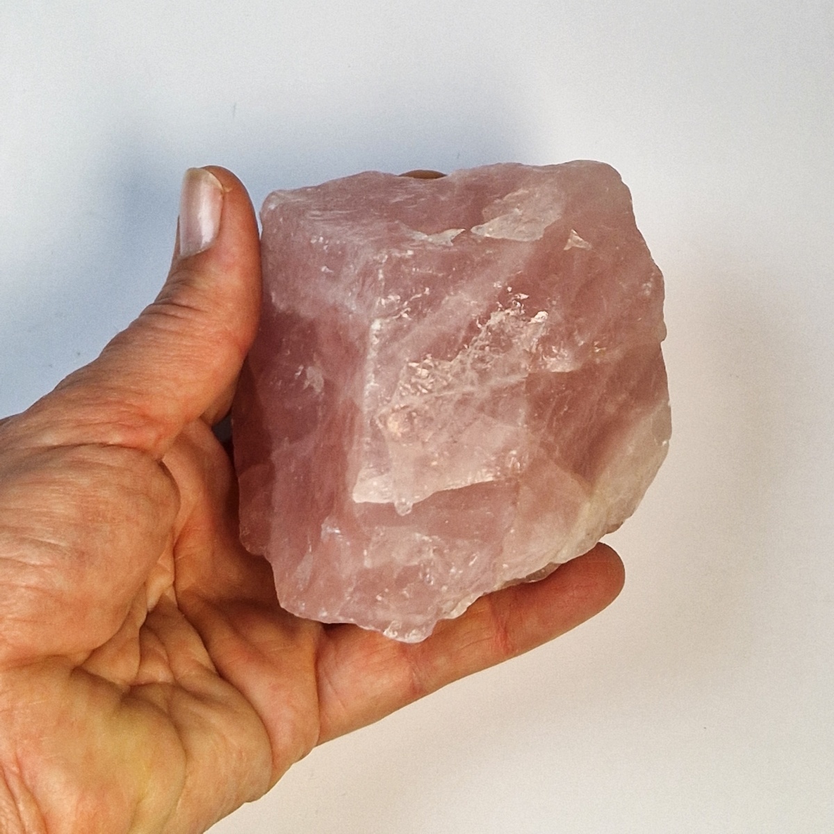 Pietre Curative Naturali Ciondolo In Quarzo Rosa Grezzo - Pietra ...