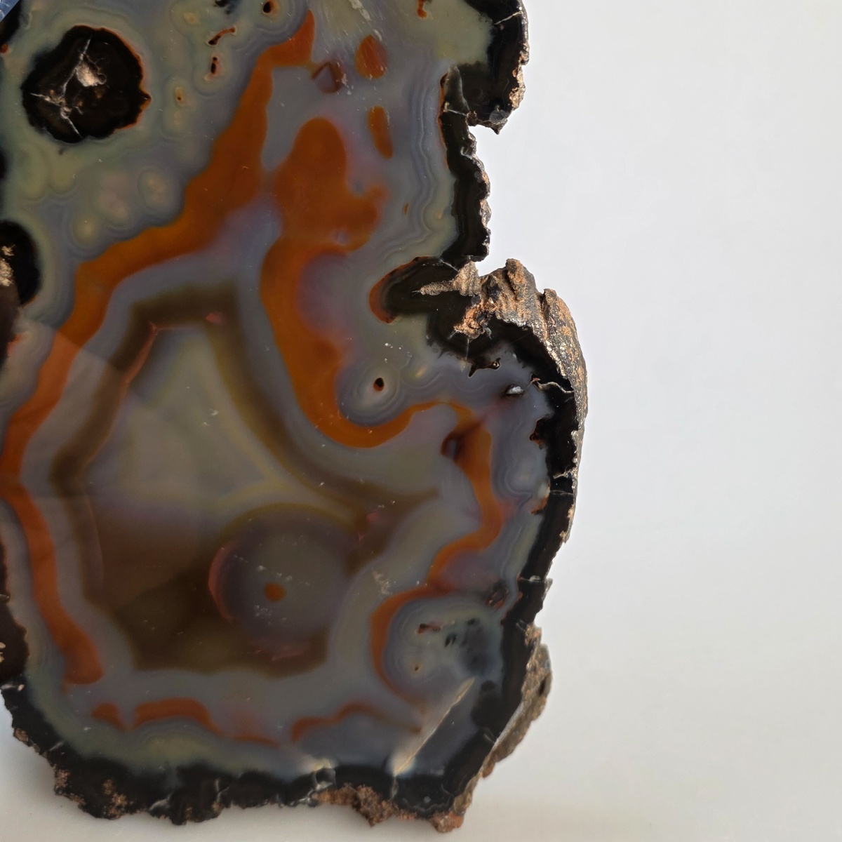 5 Pezzi 30-40 Mm Multiuso Fette di Agata di Forma Irregolare