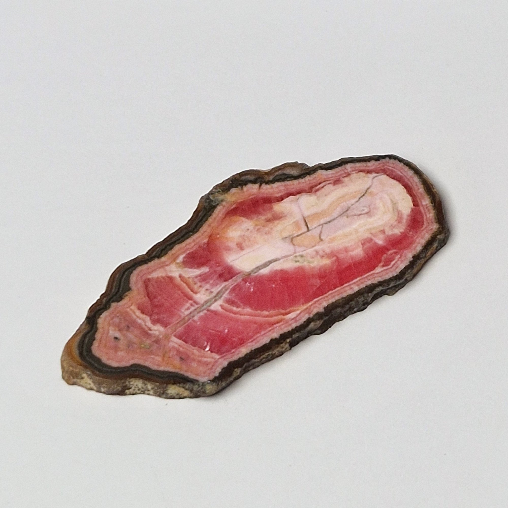 Ciondolo di Rodocrosite e Argento925 (1) - Cristalli da Favola