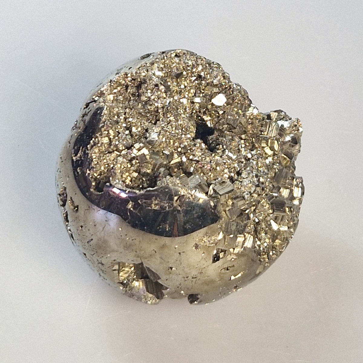 Sphère De Pyrite De 170 Gr - Minerai Pour Collection, Décoration Ou Lithothérapie - Bellissima, Neuf