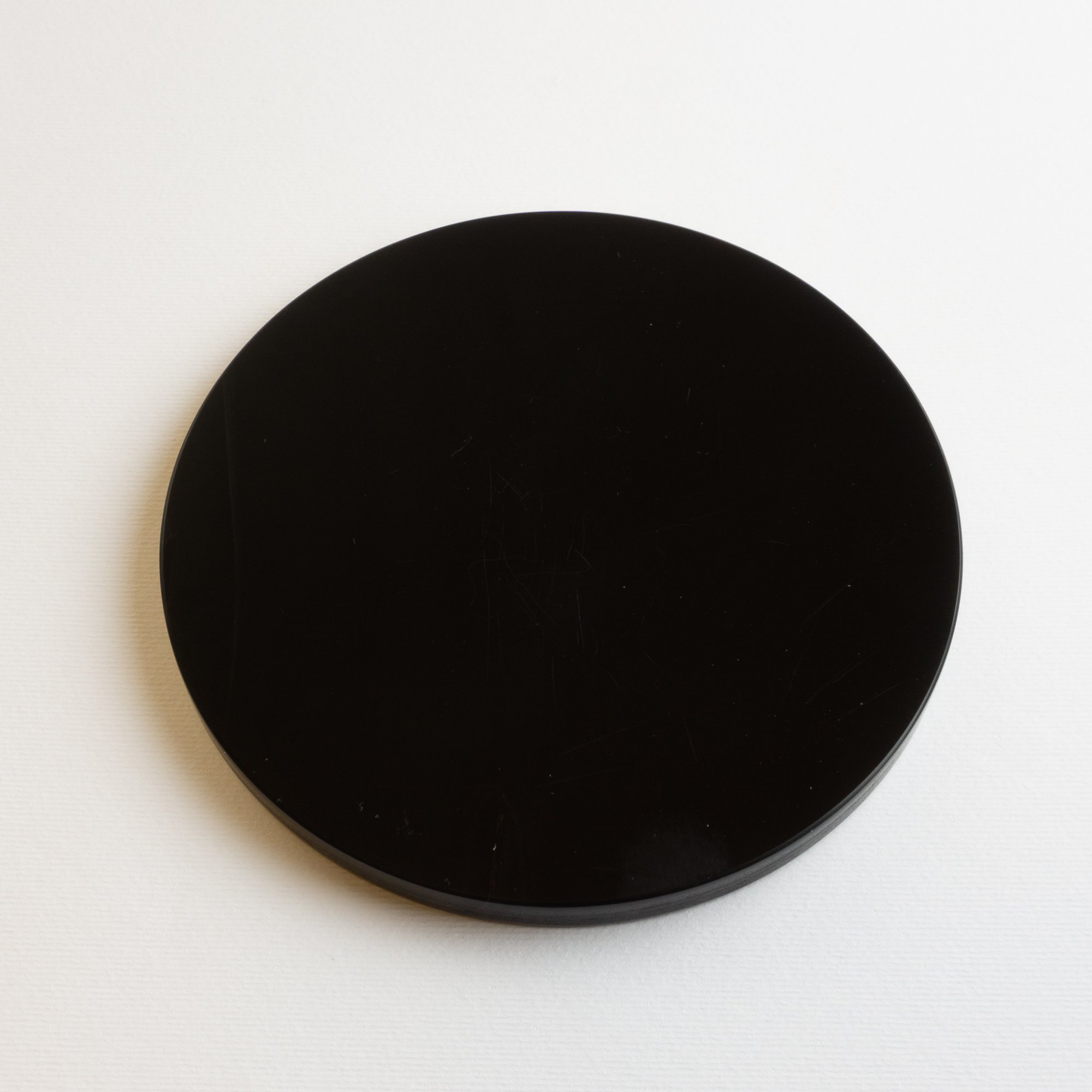 Ossidiana Specchio nero per specchio di scansione agic Show Scrying 15 cm Alchemy/Yoga Energy Obsidiana 