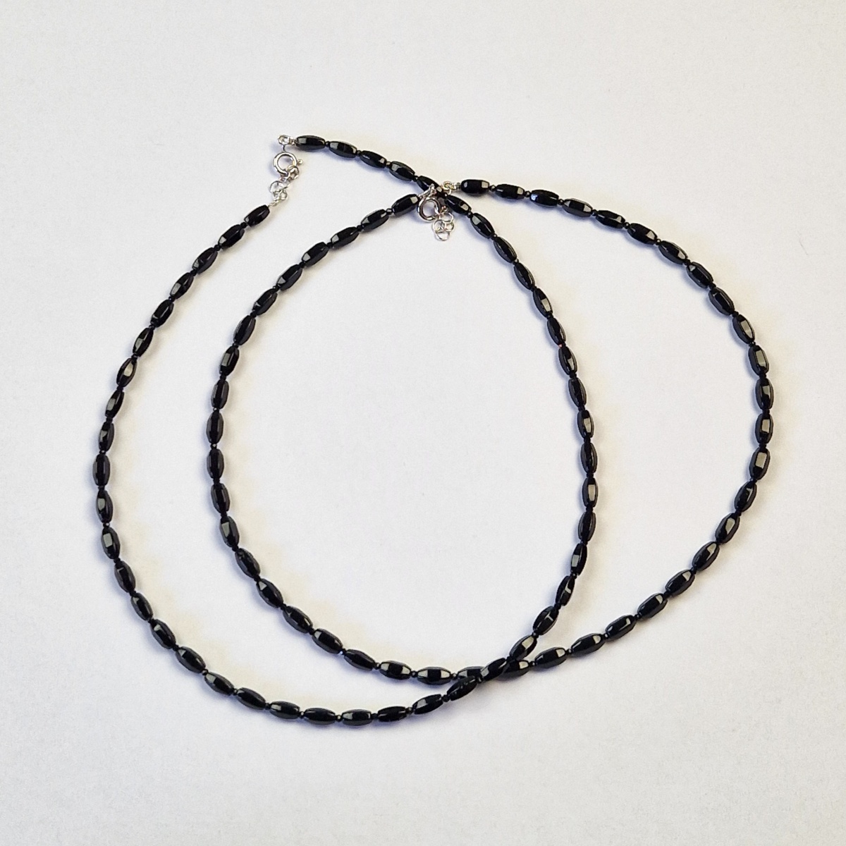 Collana di rondelle di Smeraldo ed Argento 925 - Collane Smeraldo