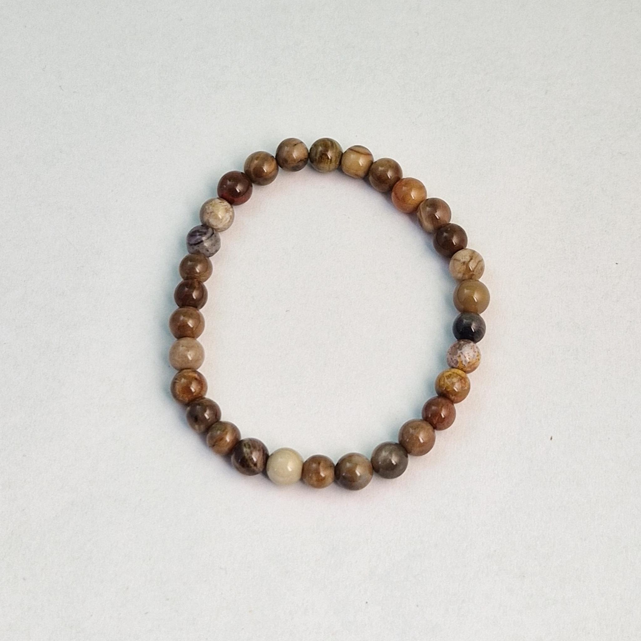 4/6/8/10/12mm Naturale Nero Ossidiana Braccialetto Di - Foto 7