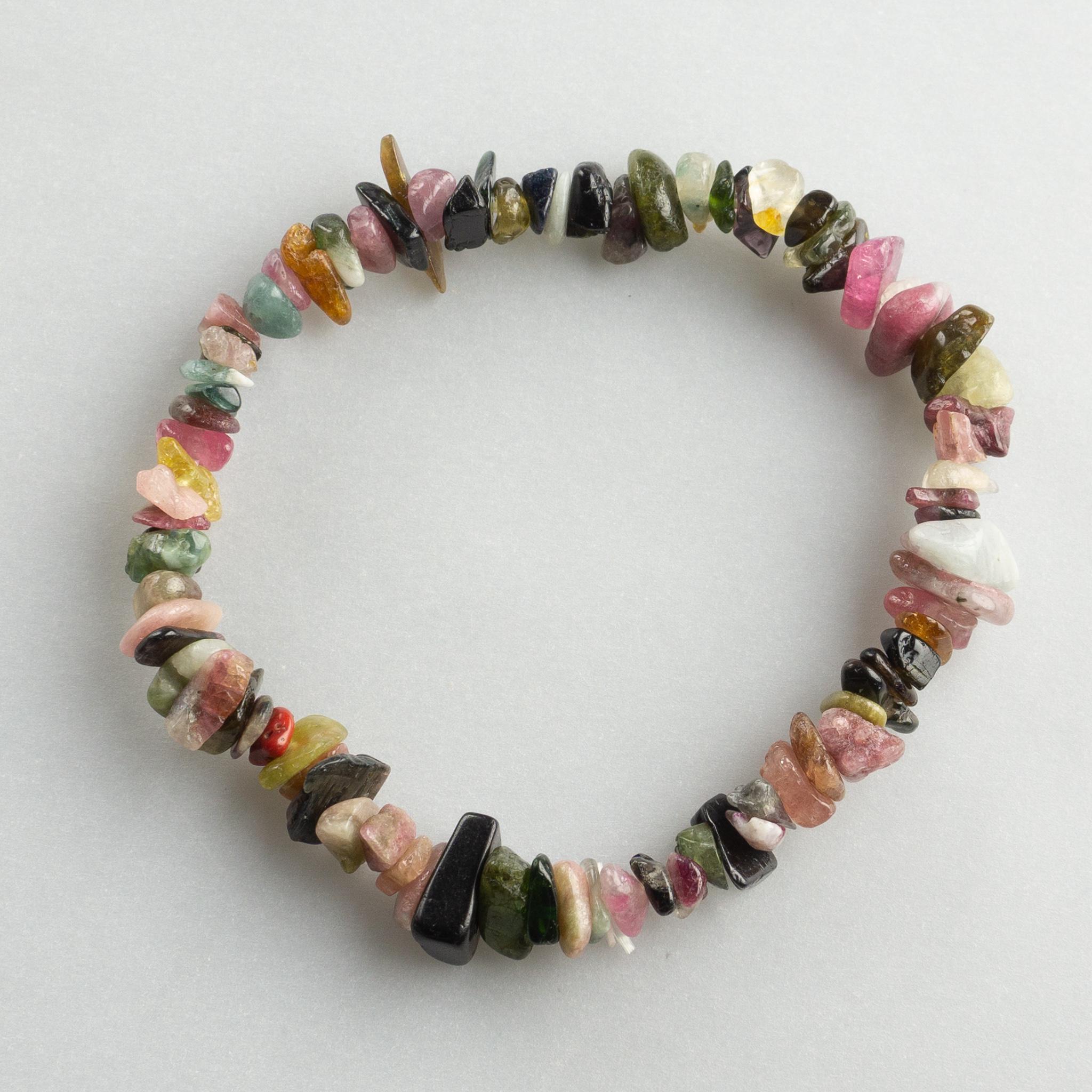 Collana In Tormalina Multicolore Con Perle &ndash; Forma Libera Barocca, Argento Placcato, Fatta A Mano, Cina