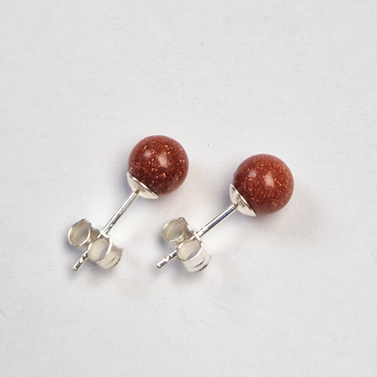 Orecchini A Spilla Con Zirconi Rosso Profondo - Argento Sterling 925, Made In Germany (SterlinX) - 4