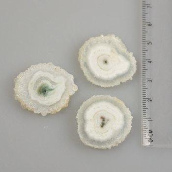Fetta Stalattite, Fiore di Quarzo | 6 x 4,7 x 0,6 cm, 29 g