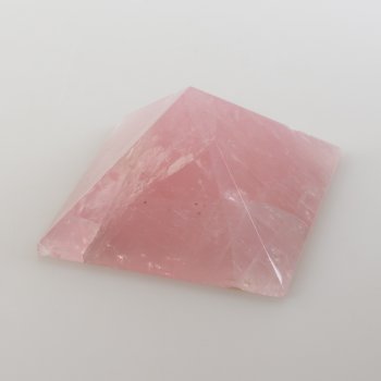 Piramide di Quarzo rosa | 6,5 x 3,5 cm, 0,164 kg