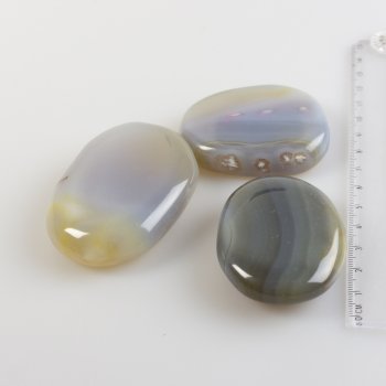 Pebble Agata naturale | Dimensioni varie : pietre circa 3 cm 0,023 kg