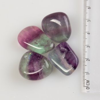 Burattato Fluorite policroma S | 2,5-3 cm
