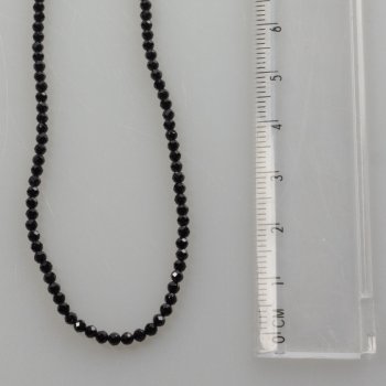 Filo Spinello faccettato | Lunghezza filo 40 cm, pietra 2 mm