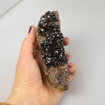 Granato Hessonite, Italia | 12,5 x 5 x 4 cm 0,380 kg