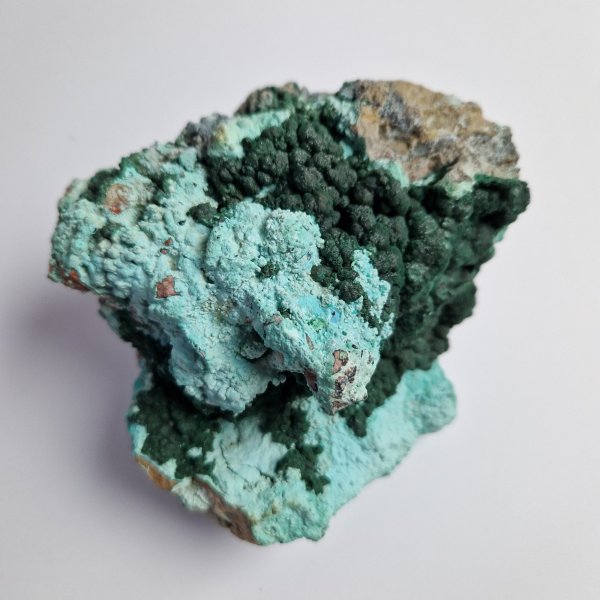 Malachite e Crisocolla, Africa | 8,7 x 7,8 x 7,4 cm, 0,444 kg