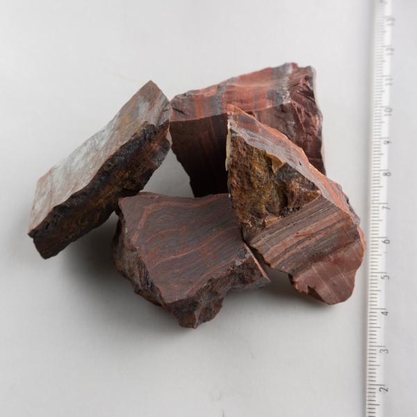 Grezzo Ferro tigrato | Dimensioni varie : pietre circa 3-6 cm 0,045 kg