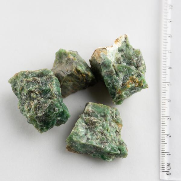 Grezzo Opale verde | Dimensioni varie : pietre circa 2-3 cm 0,015 kg