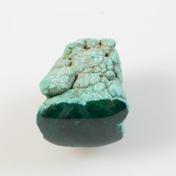 Malachite - Grezzo più parte lucidata | 3,3 x 2,6 x 2,4 cm, 55 g