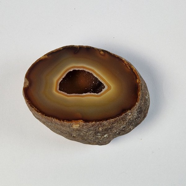 Geode Agata Corniola | 7,5 x 5,8 x 4 cm, 0,258 kg