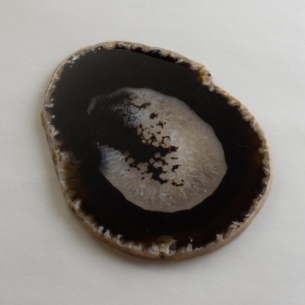 Fetta d'Agata, colore nero, 8-10 cm