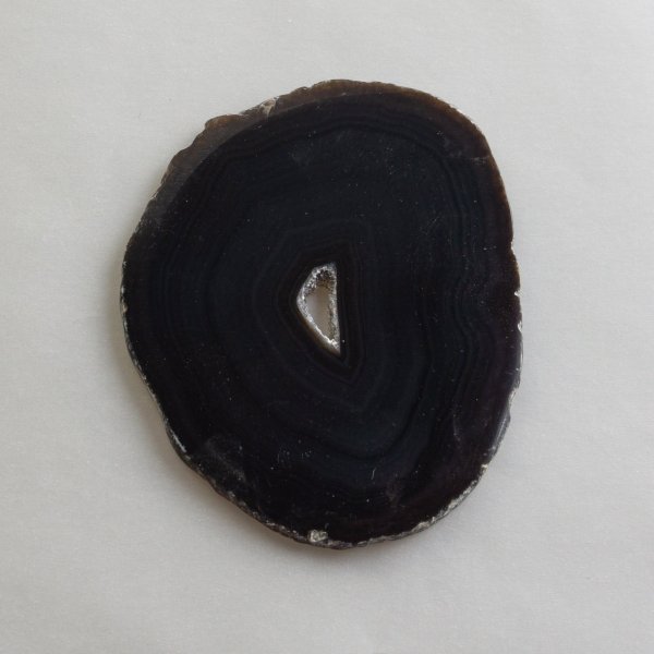 Fetta d'Agata, colore nero, 5-8 cm