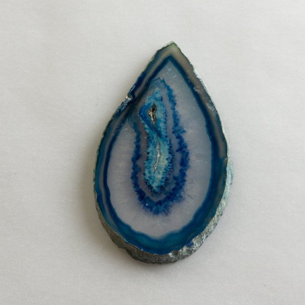 Fetta d'Agata, colore blu, 5-8 cm