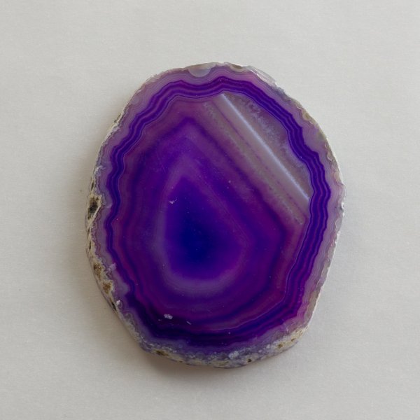 Fetta d'Agata, colore viola, 5-8 cm