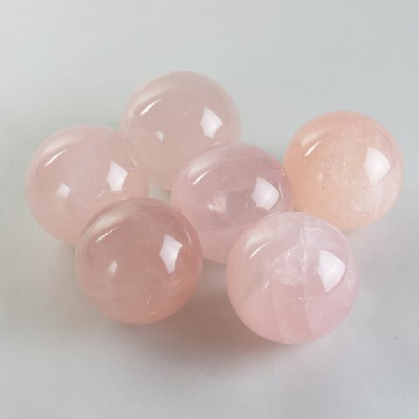 Sfera di Quarzo rosa | 4,3 cm 100 - 120 g