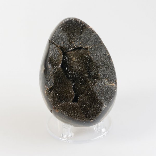Uovo di Septaria nera | 10,5 x 7,5 cm, 0,738 kg