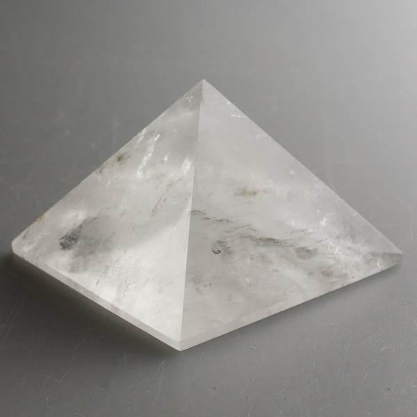 Piramide di Quarzo ialino | 5,4X4 cm 0,105 kg
