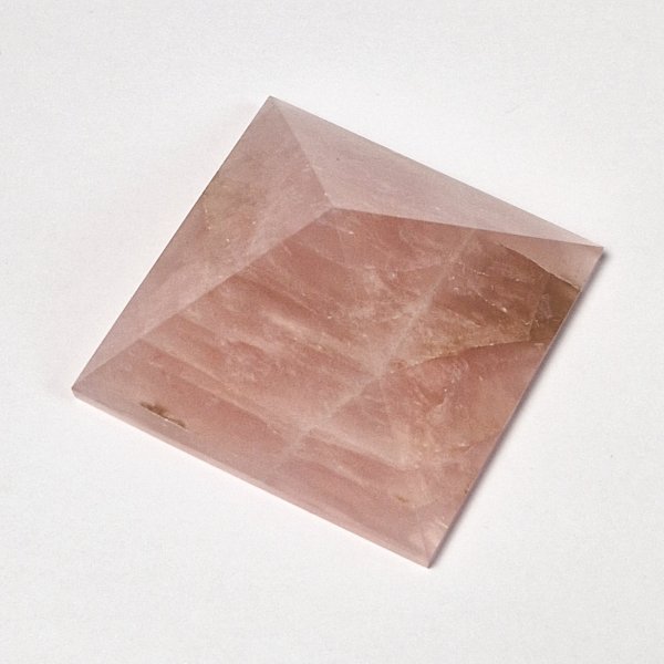 Piramide di Quarzo rosa | 6 x 3,2 cm, 0,140 kg