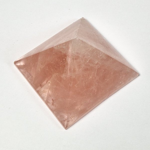 Piramide di Quarzo rosa | 7,5 x 4,2 cm, 0,324 kg
