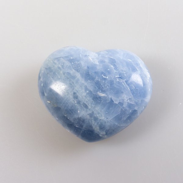Cuore di Calcite azzurra | 6 x 5,2 x 2,5 cm, 0,144 kg