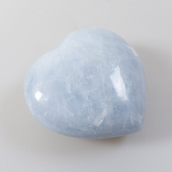 Cuore di Calcite azzurra | 7 x 6,9 x 3,3 cm, 0,264 kg