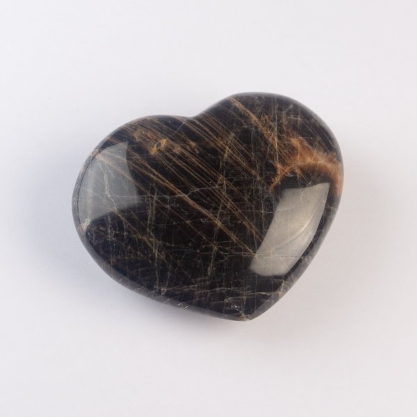 Cuore di Feldspato nero | 7,5 x 6 x 2,7 cm, 0,200 kg