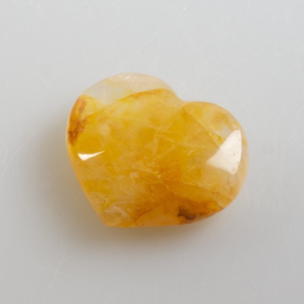 Cuore di Quarzo giallo | 3 - 3,5 cm