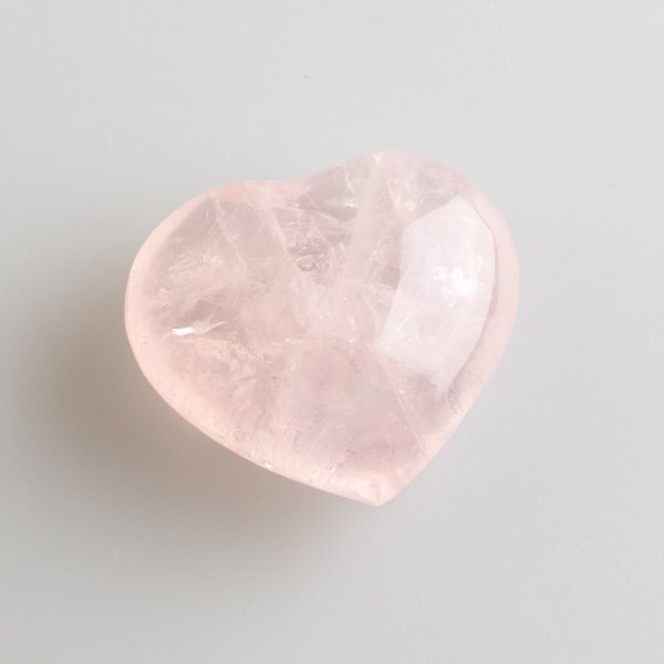 Cuore di Quarzo rosa | 2,5 cm 0,010 kg