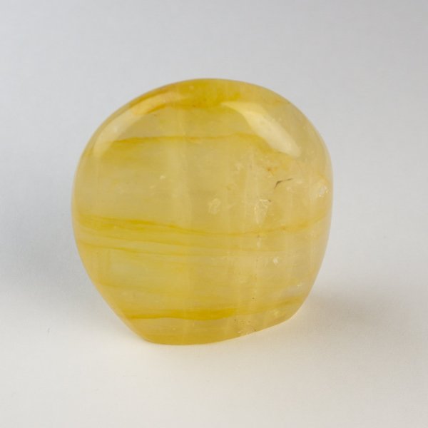 Forma libera di Quarzo ematoide giallo | 6,5 x 3 x 7,5 cm
