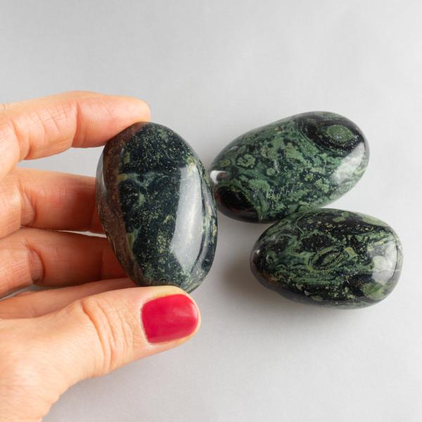 Pebble Diaspro Kabamba o Kambaba | Dimensioni varie : pietre circa 4-5 cm 0,047 kg