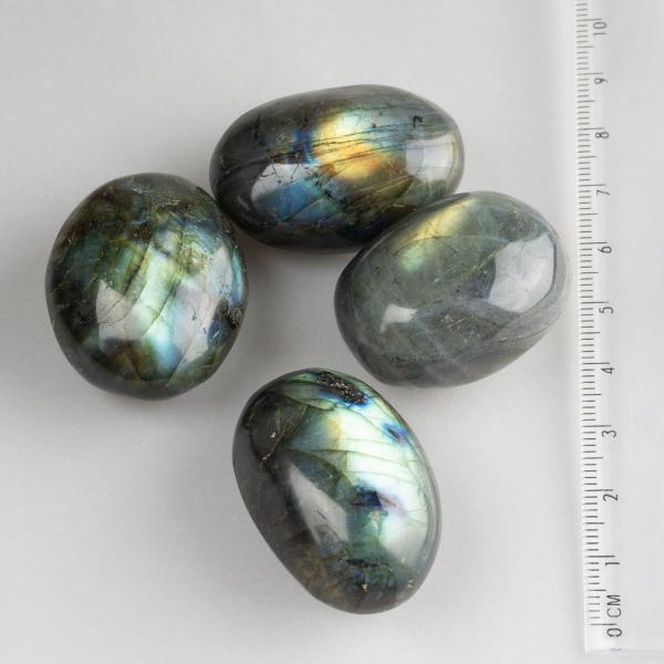 Pebble Labradorite | Dimensioni varie : pietre circa 3,5-4,5 cm 0,032 kg