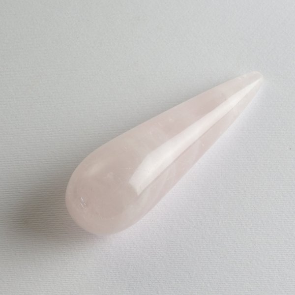 Punta per massaggi di Quarzo rosa | 10,2x3 cm 0,112 kg