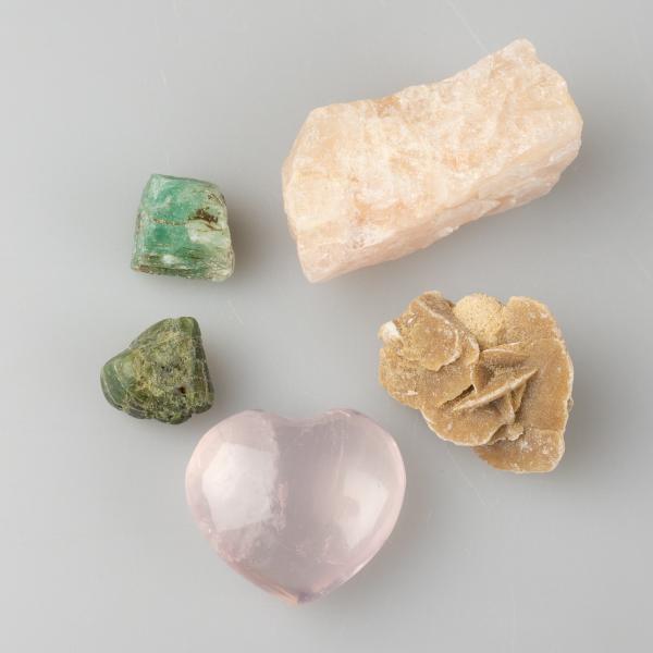 Set Pietre per favorire l'amore | Dimensioni varie : pietre circa 1,5-4 cm