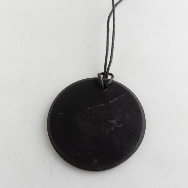 Ciondolo di Shungite Cerchio | pietra 5X0,3 cm 0,020 kg