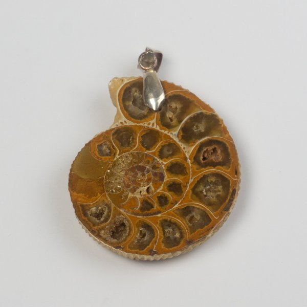 Ciondolo con Ammonite | pietra 3x3 cm