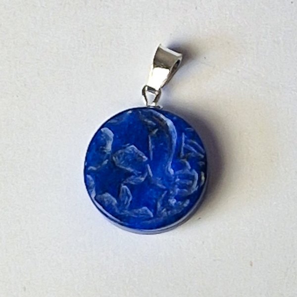 Ciondolo con Lapislazzuli Stelle Luna | 1,9 x 0,5 cm