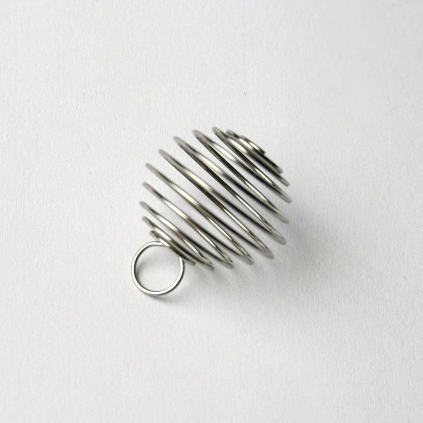 Ciondolo gabbietta spirale | 2 cm
