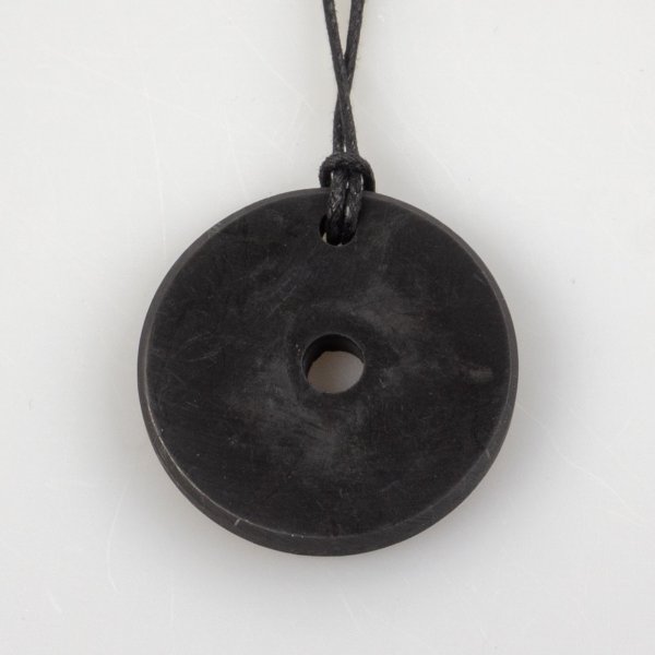 Ciondolo di Shungite Hoop | pietra 3,5x0,3 cm