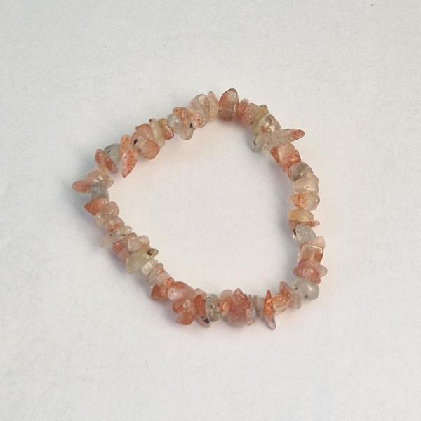 Angelstones Braccialetto Elastico Unisex Con Pietre Semipreziose Naturale 6mm - Lunghezza 17,8 Cm