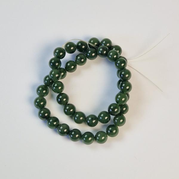 Filo Giada a sfere 10 mm | Lunghezza filo 40 cm circa, pietra d 10 mm 68 g