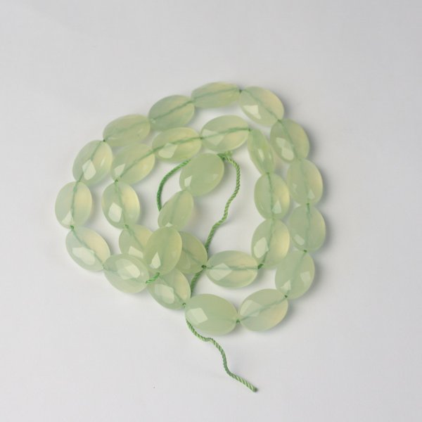 RUBYCA Perline Di Vetro Color Giada 6mm – 1 Filo (circa 137-139 Pezzi) Per Creazione Gioielli Fai Da Te, Verde Scuro