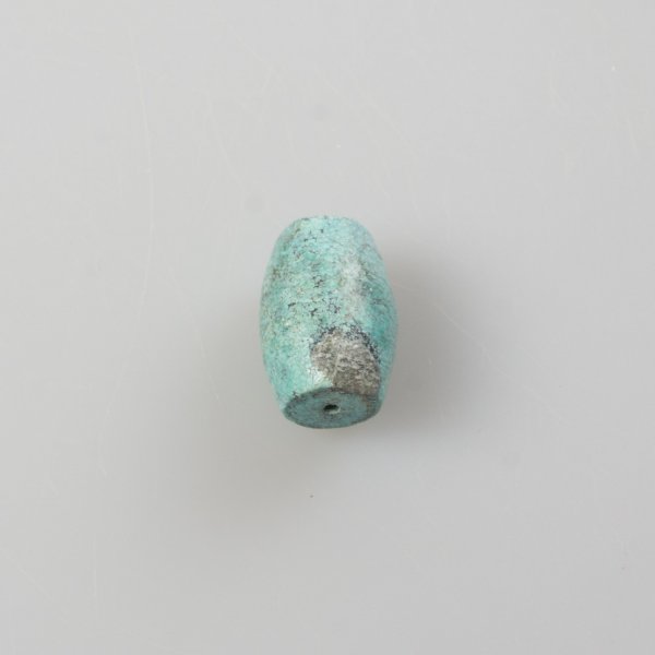 Turchese barilotto, pietra forata | pietra 20 x 15 mm, foro 1 mm