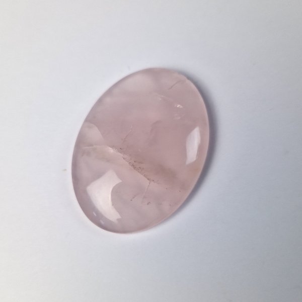 Cabochon di Quarzo rosa | 4 x 3 cm